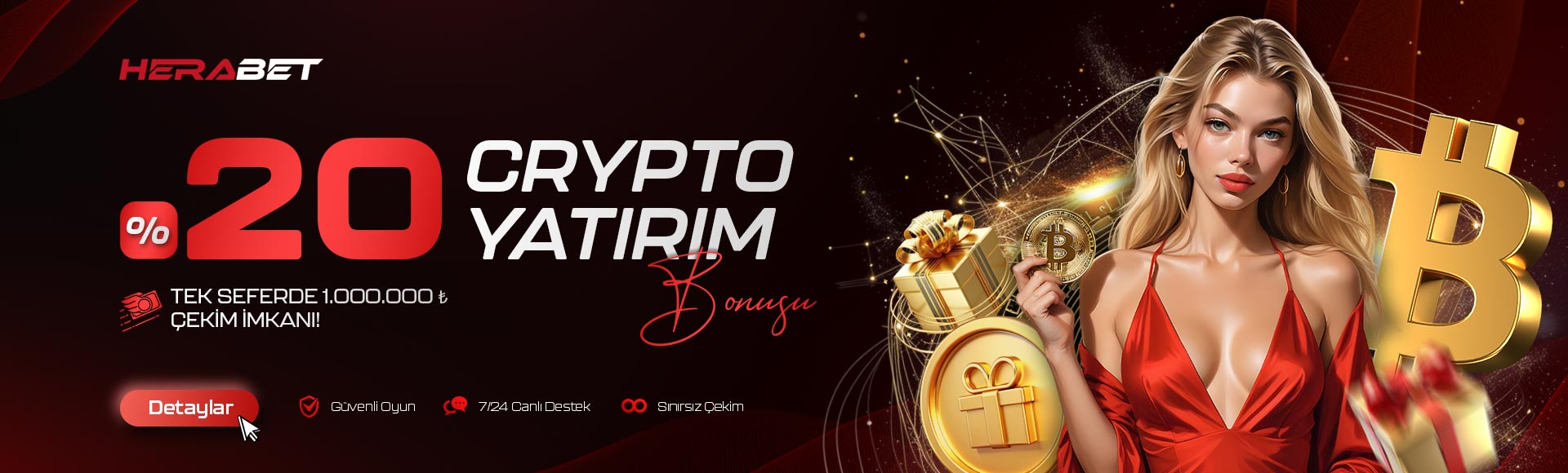 Herabet yüzde 20 kripto yatırım bonusu